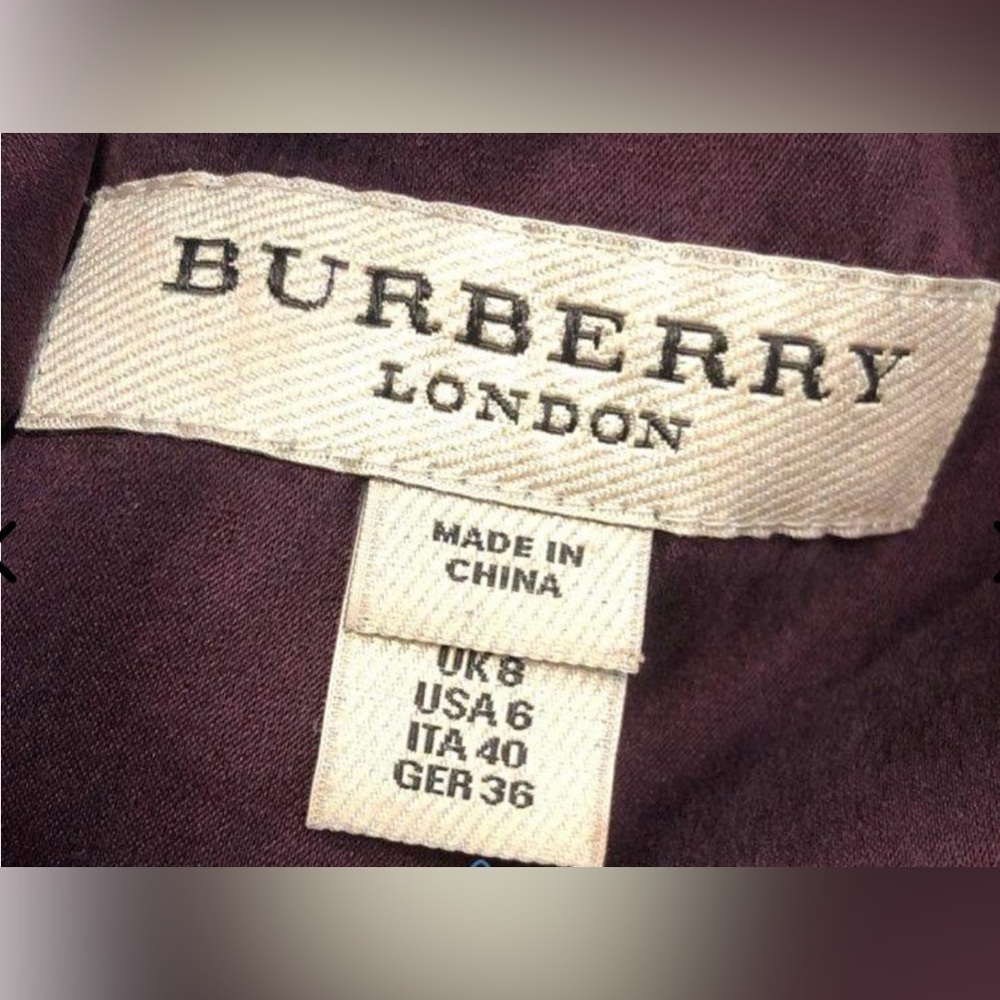 Burberry Purple Blouse - Picture 3 of 4